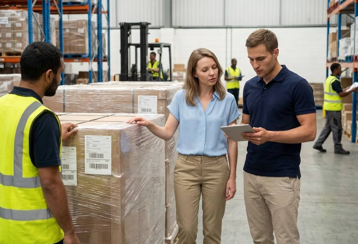 Warehouse guidance and UK job process